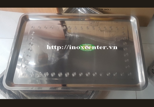 KHAY MÂM INOX CẠN