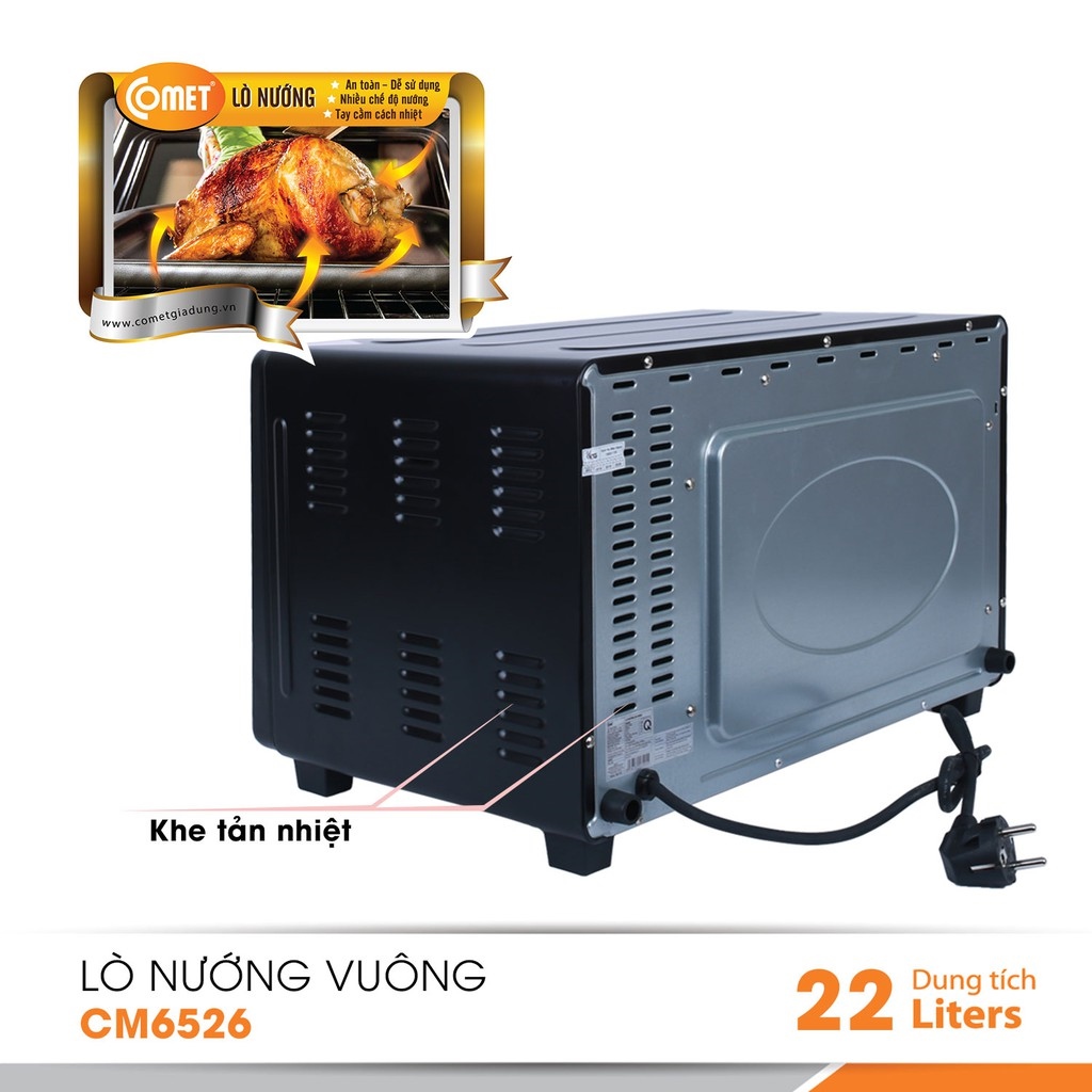 Lò nướng điện 22L Comet CM6526