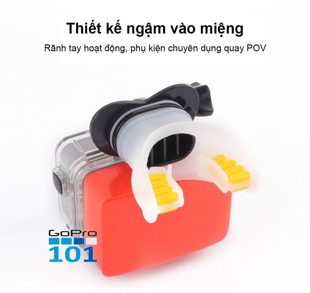 Bite Mount giá đỡ ngậm miệng cho GoPro, Action cam