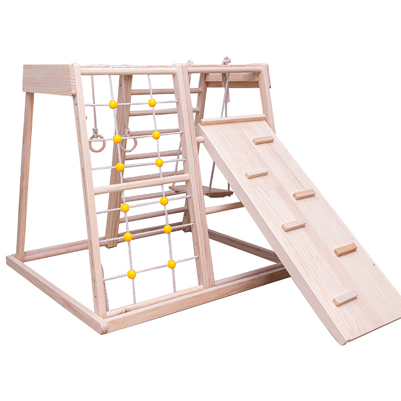 Xà đu đa năng vận động thể chất bằng gỗ