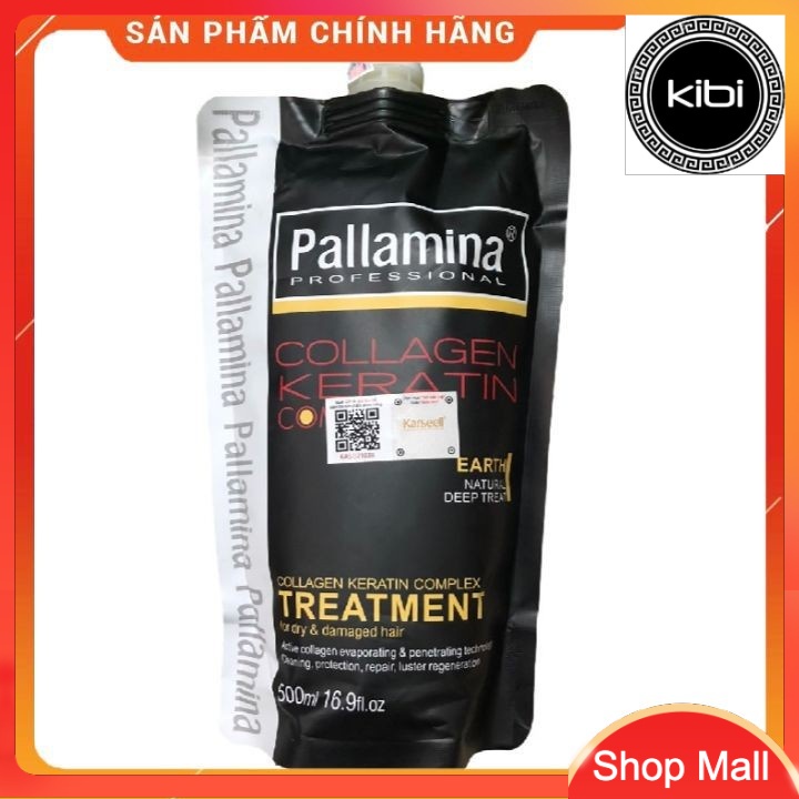 HẤP DẦU SUÔN MƯỢT PALLAMINA COLLAGEN KERATIN COMPLEX TÚI  500ML []