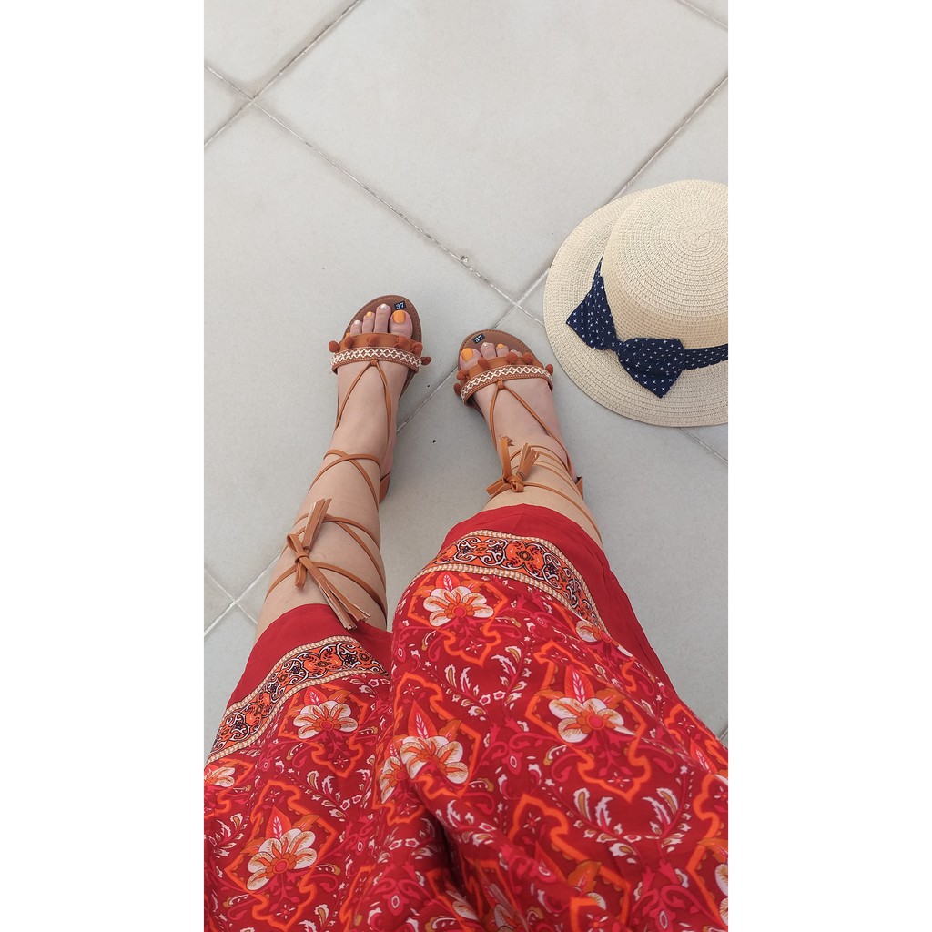 Giày Sandal Phong Cách Boho - tuamới