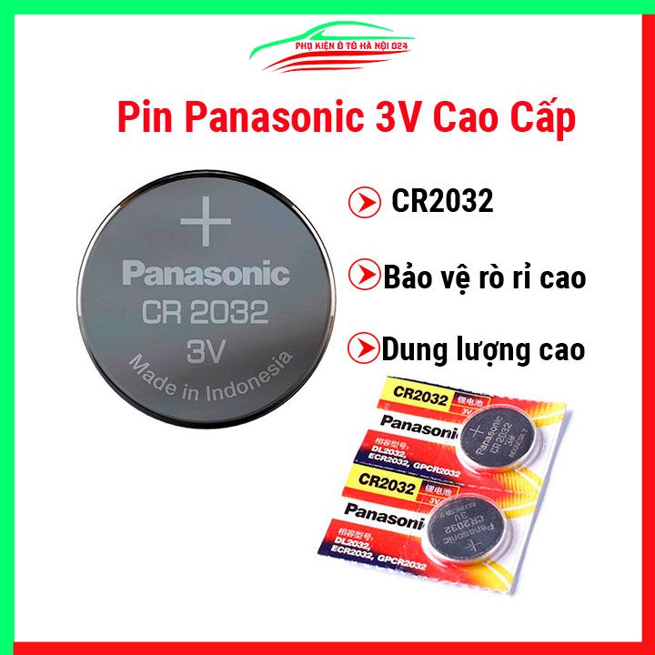 Pin Panasonic 3V chất lượng tốt loại– CR2032 bảo vệ rò rỉ cao