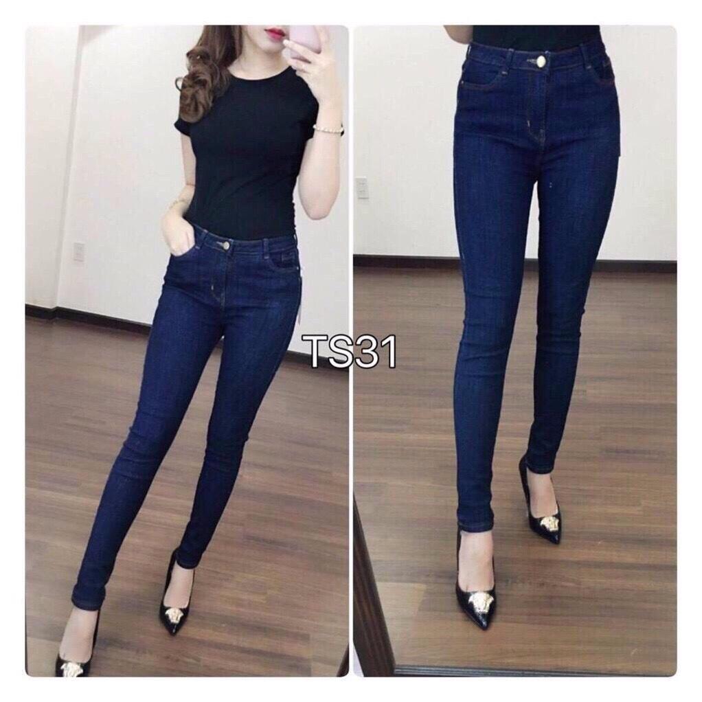 [HCM]QUẦN JEAN NỮ LƯNG CAO CHẤT LIỆU ĐẸP CO GIÃN XANH TRƠN 02 TRÙM JEAN CHUYÊN SỈ - CÓ SIZE ĐẠI 70KG