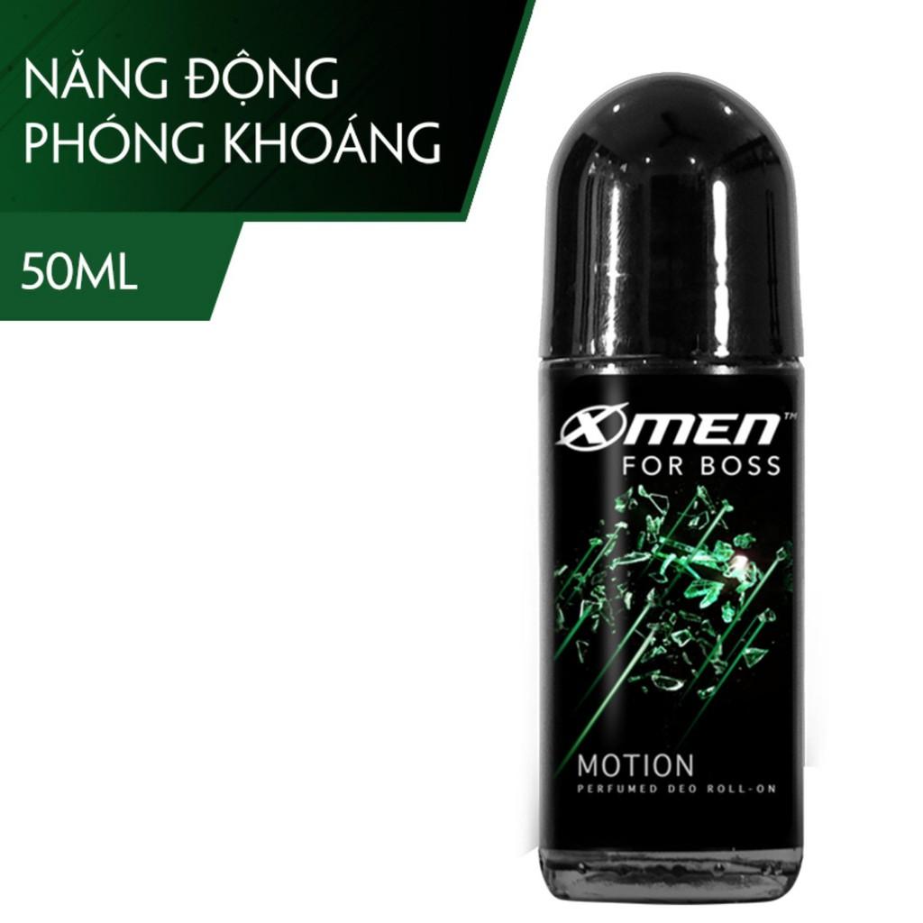 Combo 3 Lăn khử mùi X-Men for Boss Motion 50ml