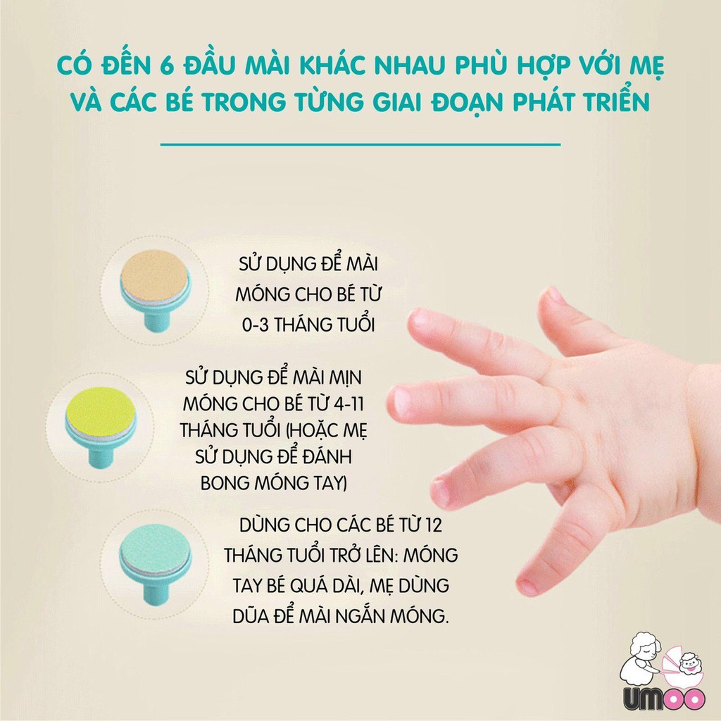Dũa móng UMOO,dautayshop18