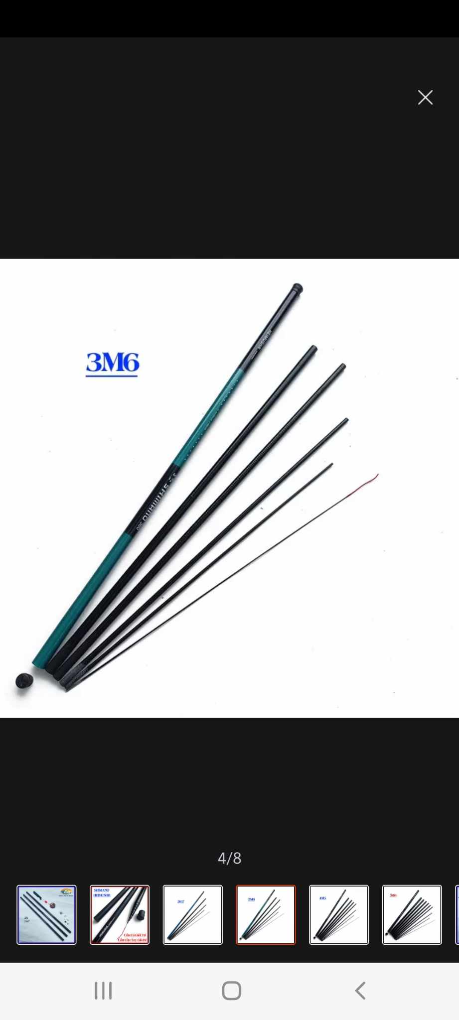 [Cần Câu Tay shimano Giá Rẻ] Cần Câu Tay shimano 2m7--5m4 ( Tặng ốp Cần)