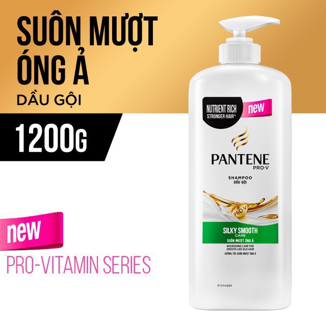 [HCM]Dầu Gội Pantene 1200ml Suôn Mượt
