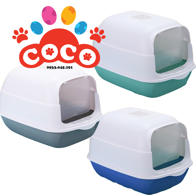 Nhà Vệ Sinh Cho Mèo Có Nắp