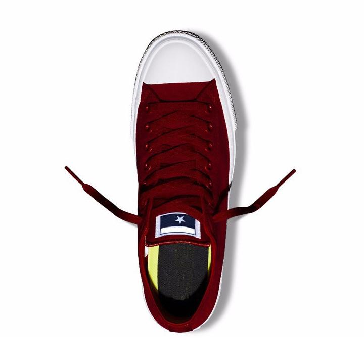 Giày Vải Sneaker Bata Thể Thao CK2 Cổ Thấp Đỏ Đô Nữ
