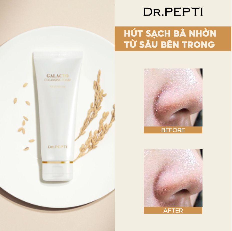 Sữa rửa mặt Dr.Pepti Galacto Cleansing Foam    110ml.