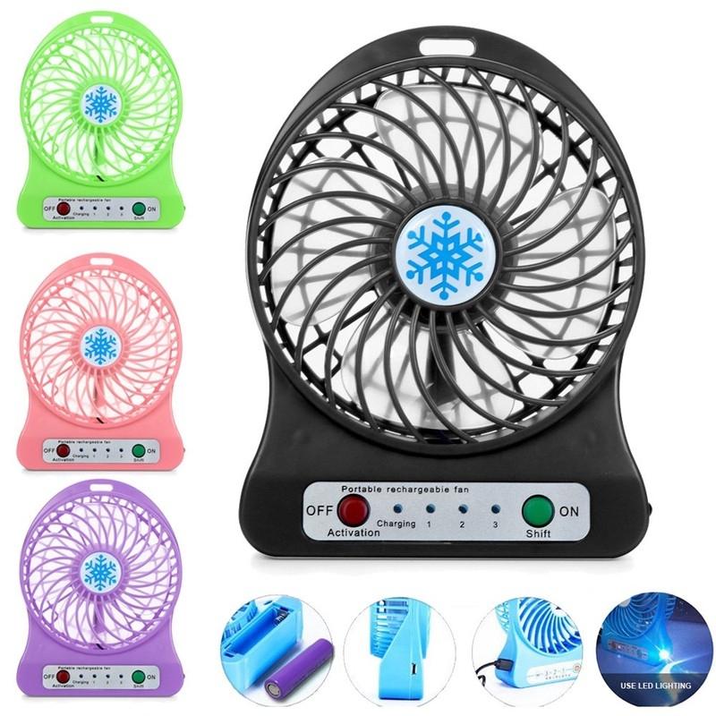 Quạt Sạc Để Bàn 3 Tốc Độ