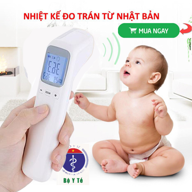 Nhiệt Kế Điện Tử Hồng Ngoại Đo Tai Và Trán - Thiết Bị Cần Thiết Cho Cả Gia Đình Bạn - AN Toàn Tiện Lợi, Kiểm Tra Sức Khỏe Nhanh Chóng Và Chính Xác ( BAO GỒM PIN) - BẢO HÀNH 6 THÁNG