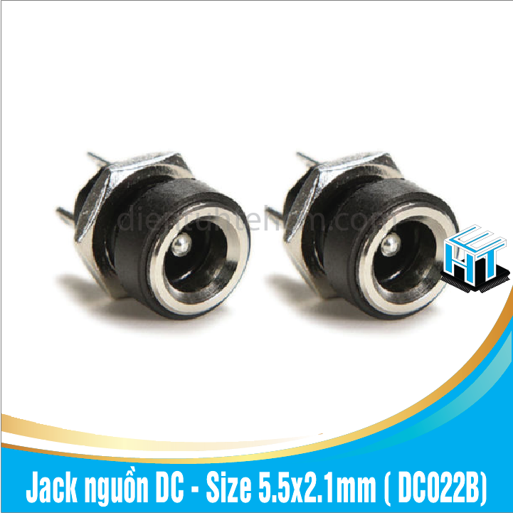 Combo 5 Jack nguồn DC - Size 5.5x2.1mm ( DC022B)