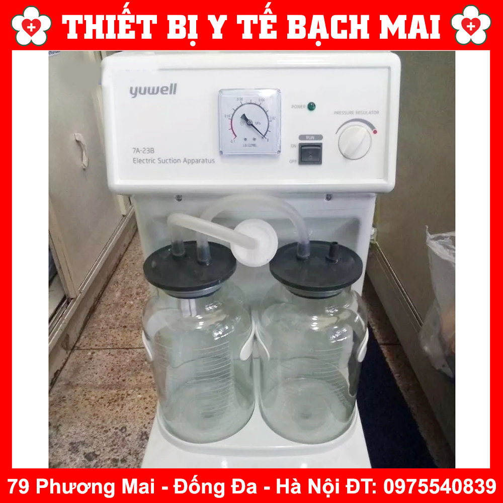 Máy Hút Dịch 2 Bình Yuwell 7A-23B [40L/phut]