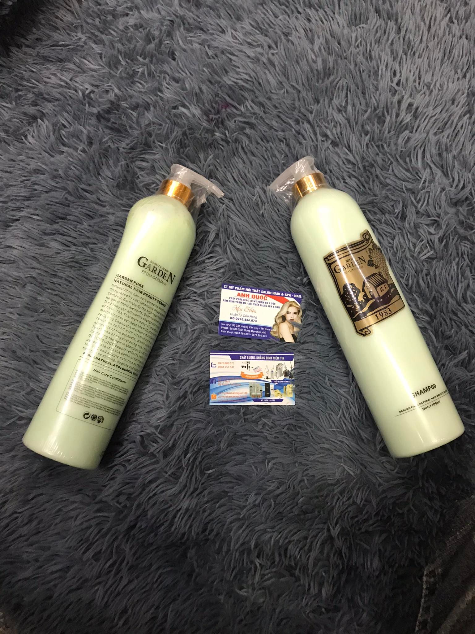 Bộ dầu gội và dầu xả Garden (1100ml/chai)