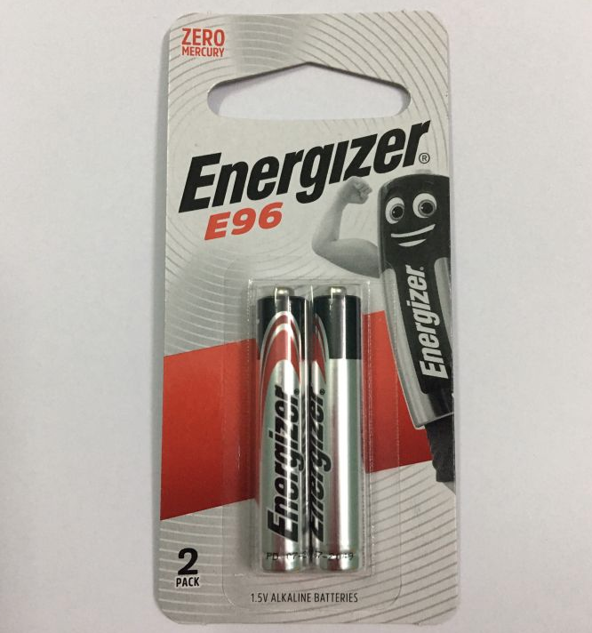 Pin AAAA Energizer Alkaline E96 1.5V (vỉ 2 viên) - Hàng chính hãng