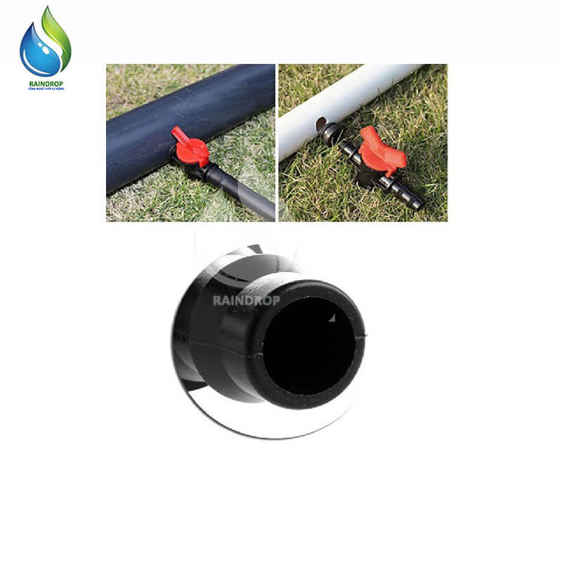 Van khóa khởi thủy ống PE 20mm