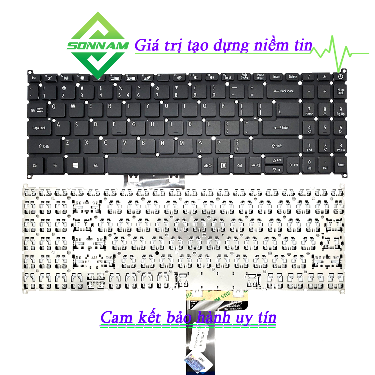 Bàn Phím Laptop Acer SF531,sf315-51