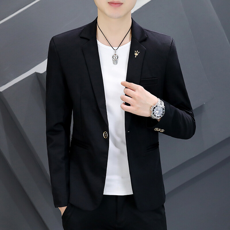 Áo Blazer Hàn Quốc Mới 2022 Áo Khoác Vest Trắng Dáng Ôm Áo Vest Mỏng Đẹp Trai Thường Ngày Cho Nam Quần Áo Nam97