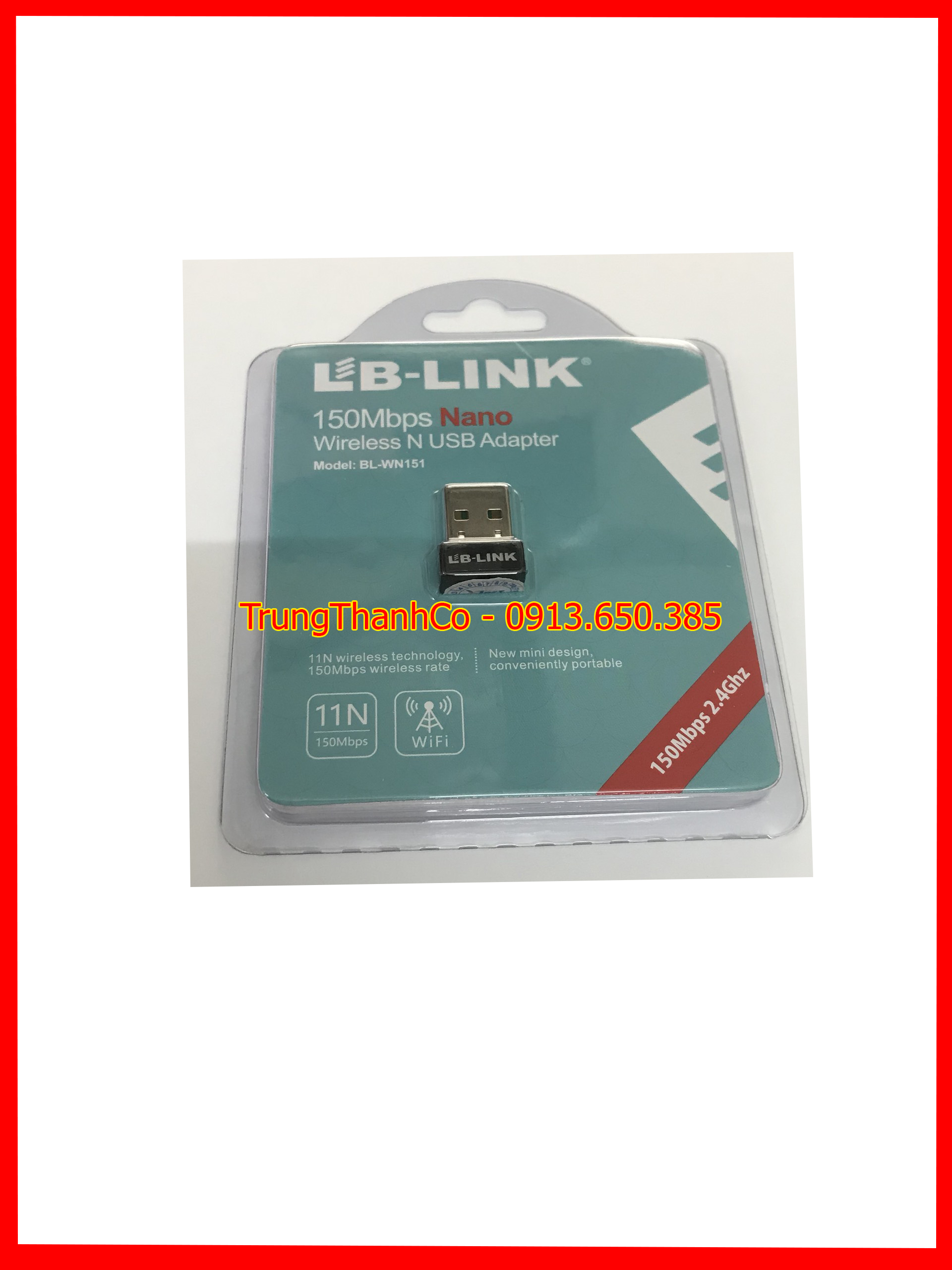 Usb Thu Wifi Không Râu Lb-Link 150Mbps
