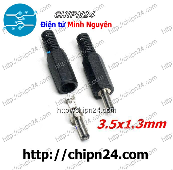 [3 cái] (G27) Jack DC hàn dây 3.5x1.3mm