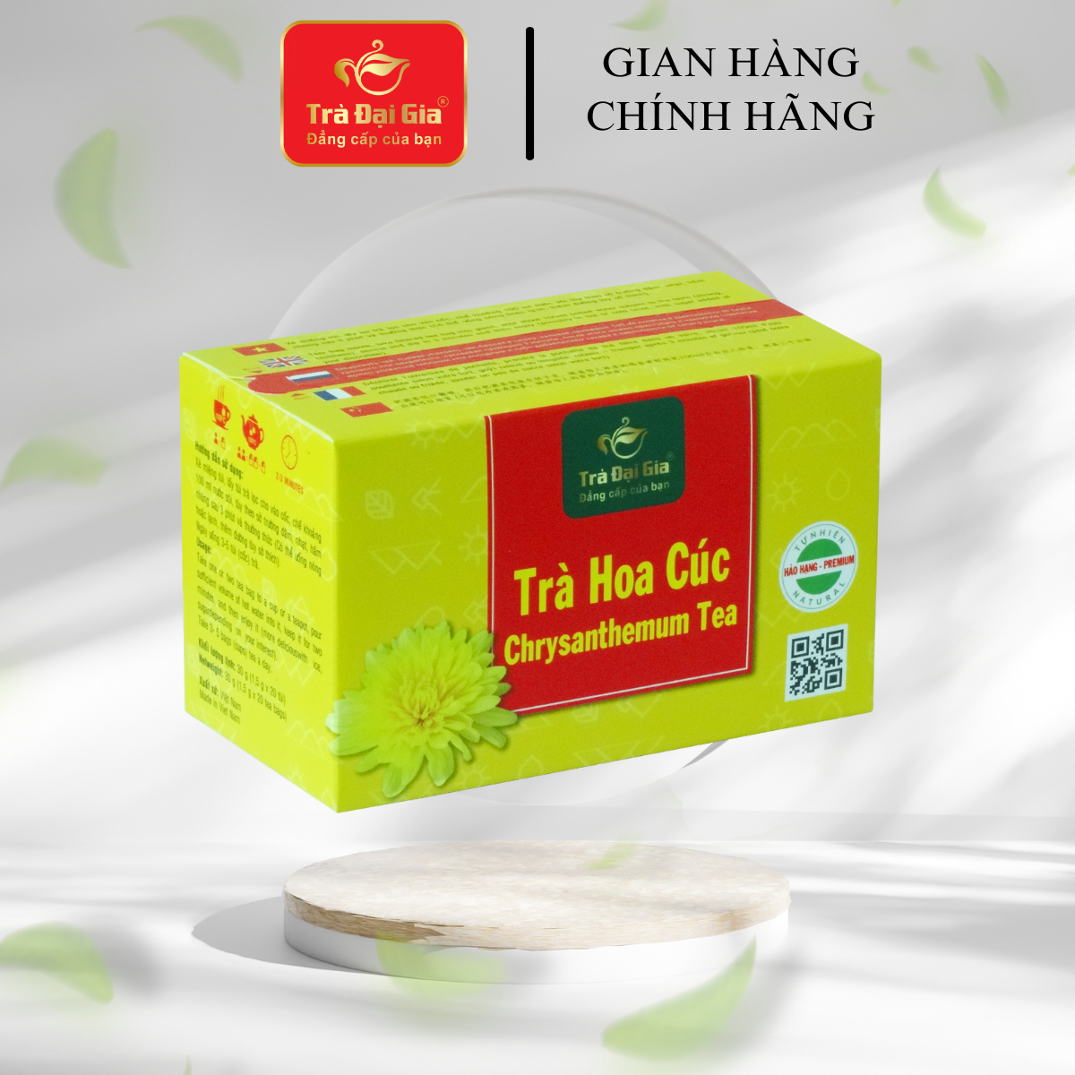 (Hàng tặng không bán) Trà hoa cúc túi lọc - Trà Đại Gia