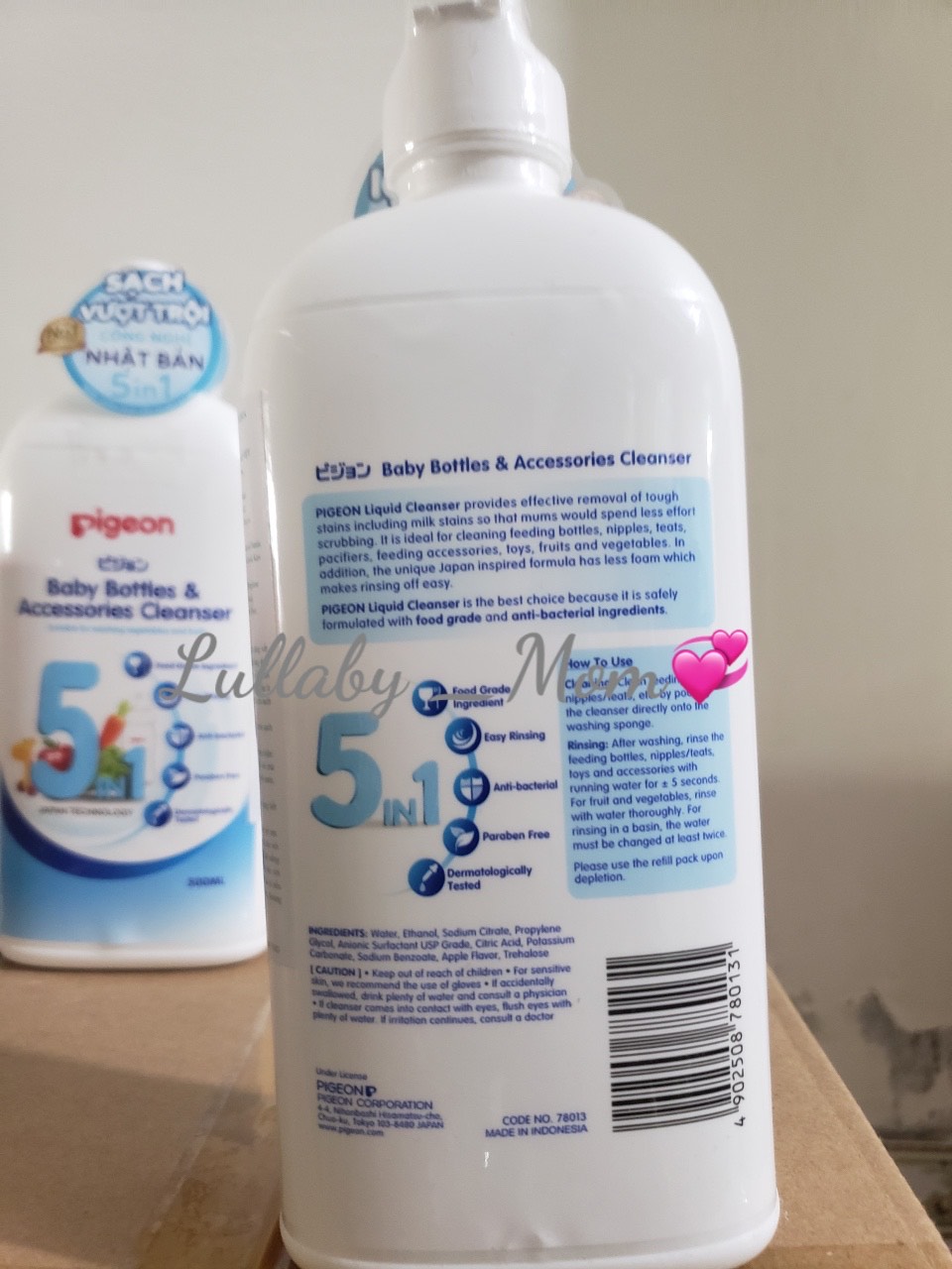 Dung Dịch Súc Rửa Bình Sữa ECO Pigeon 450ml/ 500ml