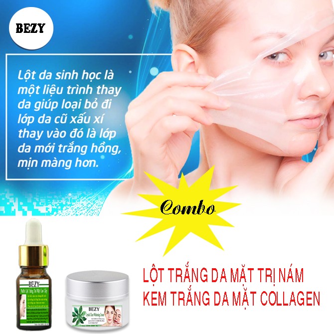 [HCM]Bộ Peel Trắng Da Mặt Tái Tạo Da