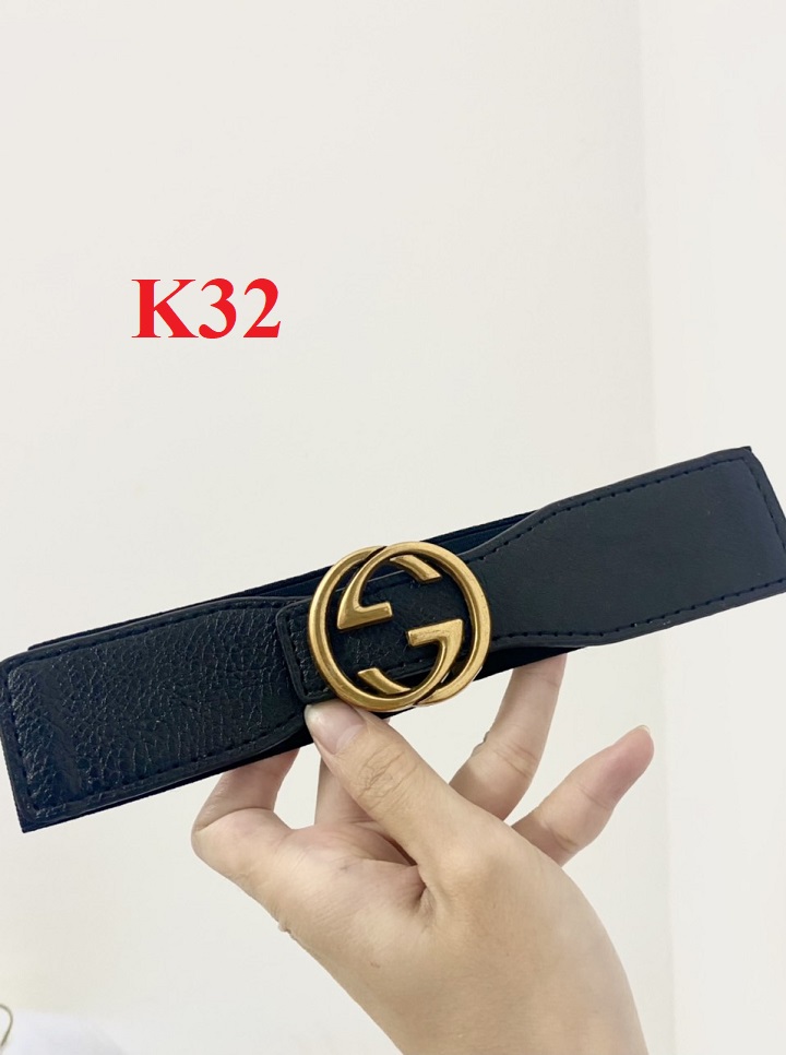 Đai váy Belt nịt nữ G đồng trơn K32 4cm