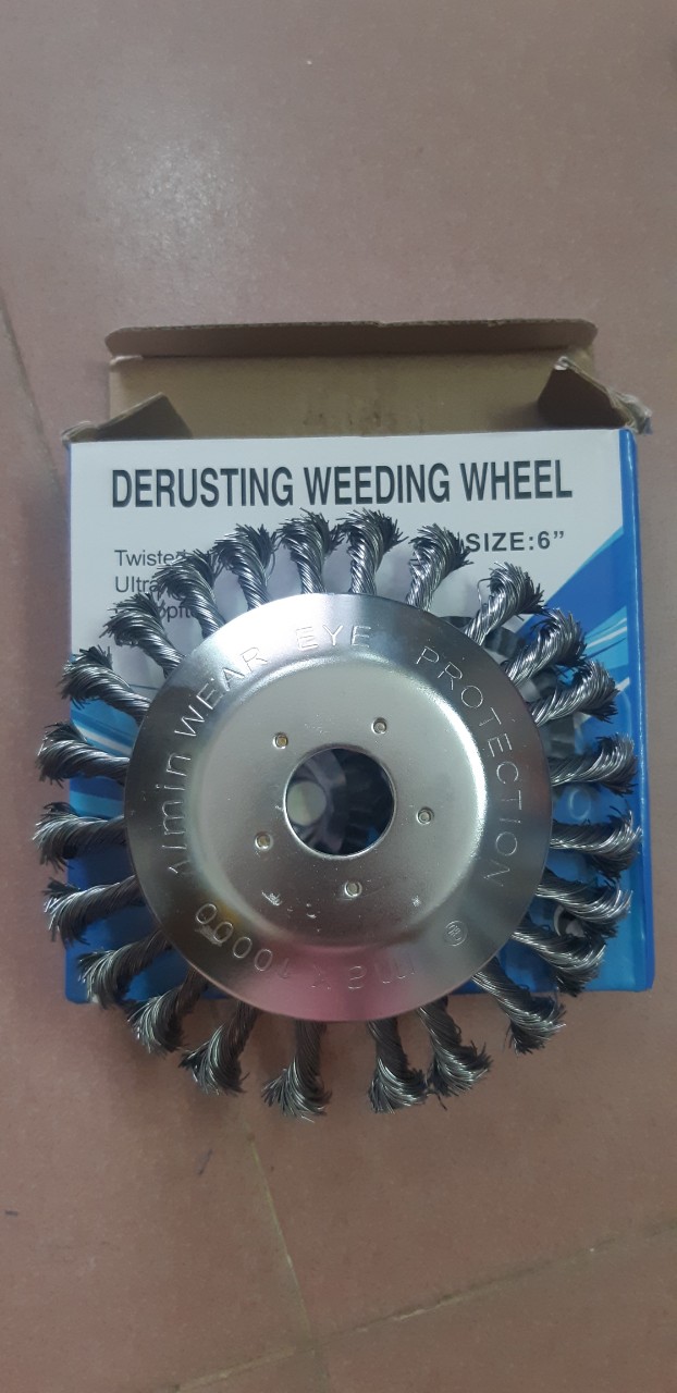 Lưỡi rẫy cỏ tận gốc xoắn size 6