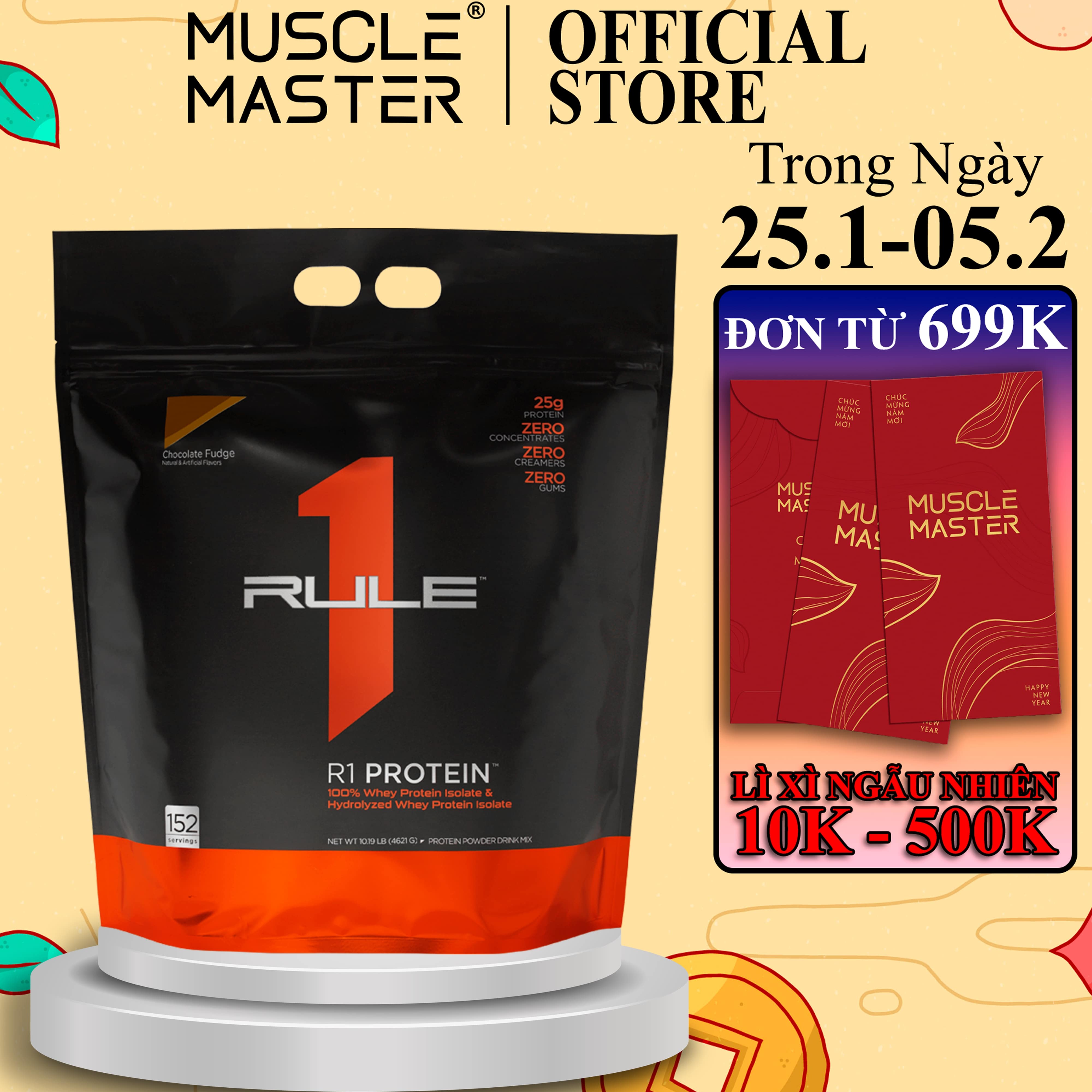 Thực Phẩm Bổ Sung Tăng Cơ Rule 1 Protein 4.5Kg