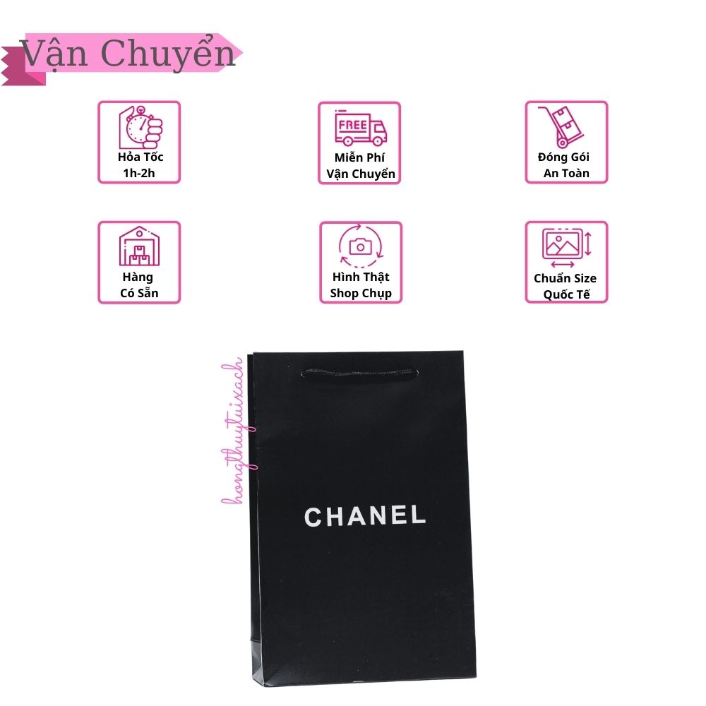 Túi Giấy CN Đen Size Nhỏ 19cm