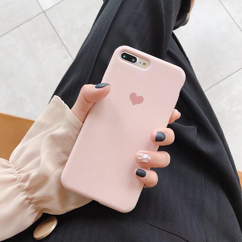 ỐP ĐIỆN THOẠI CHỐNG BẨN LOGO TRÁI TIM - ỐP IPHONE