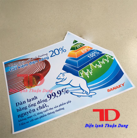 Tem tủ đông SANAKY loại đại mẫu 3, Điện Lạnh Thuận Dung