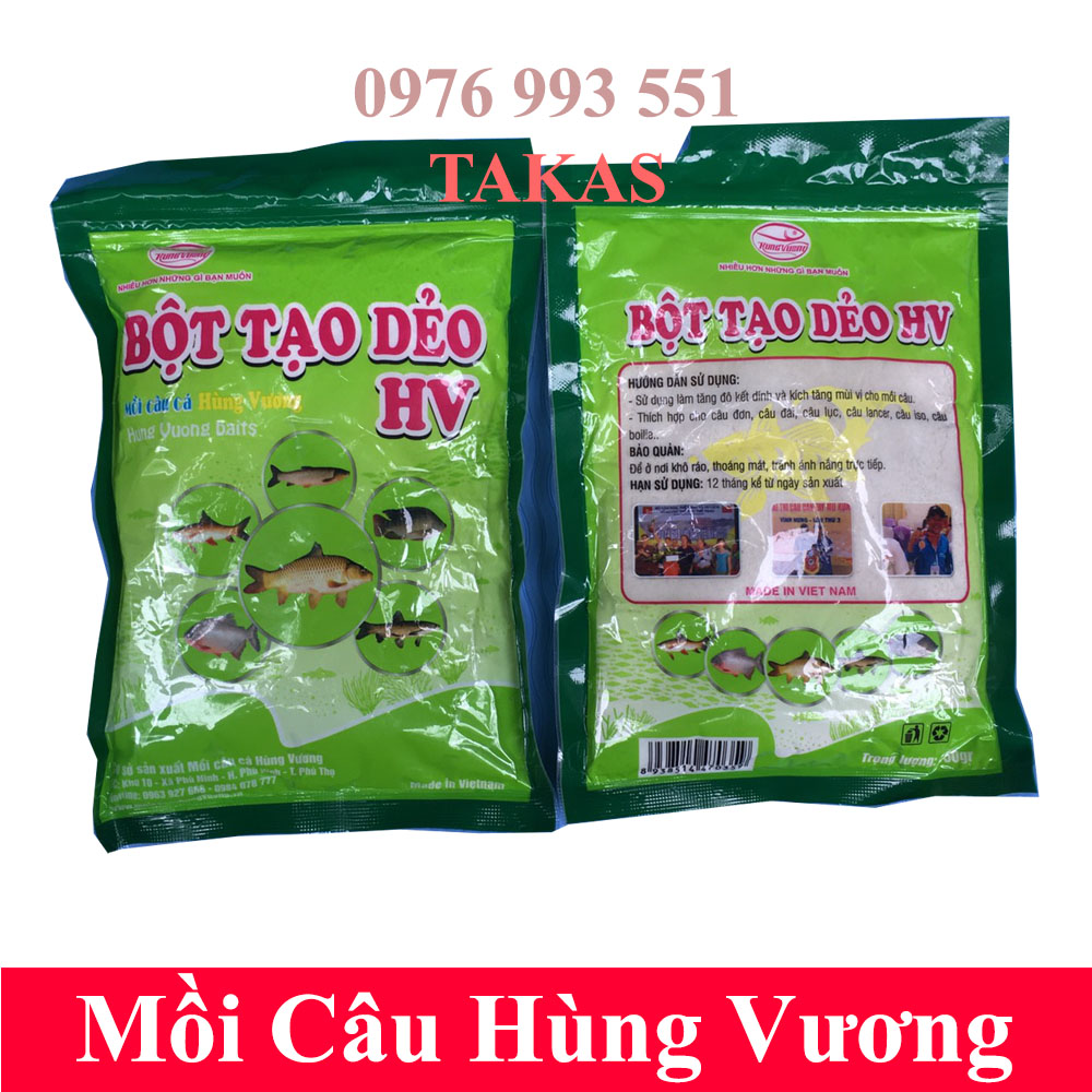 Bột Tạo Dẻo cho Mồi Câu Cá ( Mồi câu Hùng Vương ) gói 150g