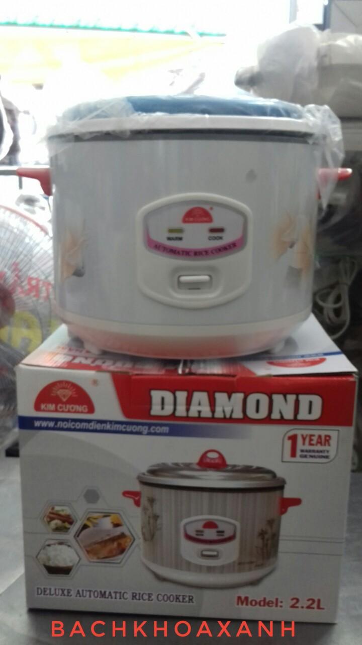 Nồi cơm kim cương 2.2l bảo hành 12 tháng