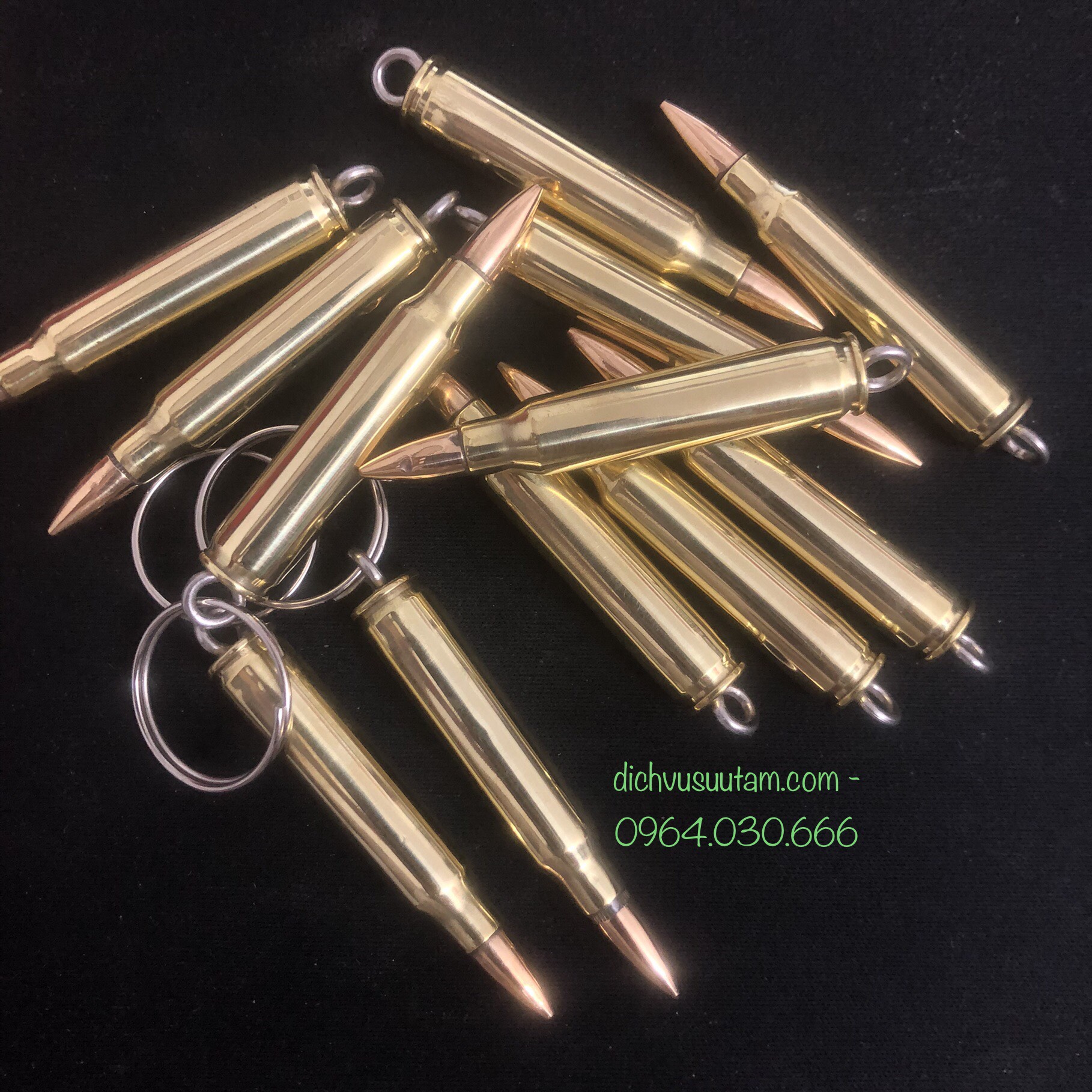 Bộ 3 chiếc móc khóa vỏ đan AR15