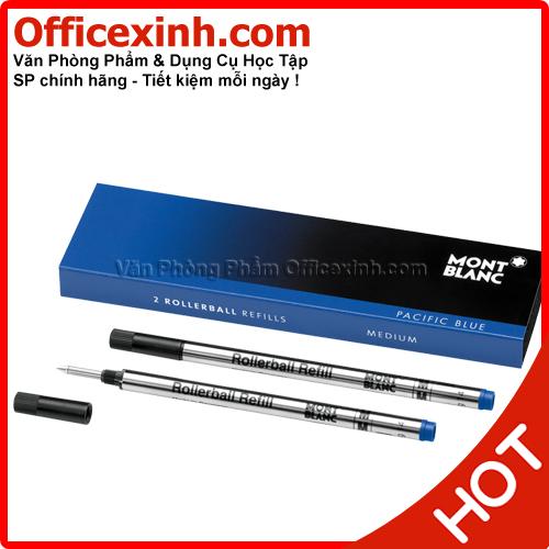 [Hộp 2 cây] Ruột bút Mont blanc Rollerball Medium Xanh