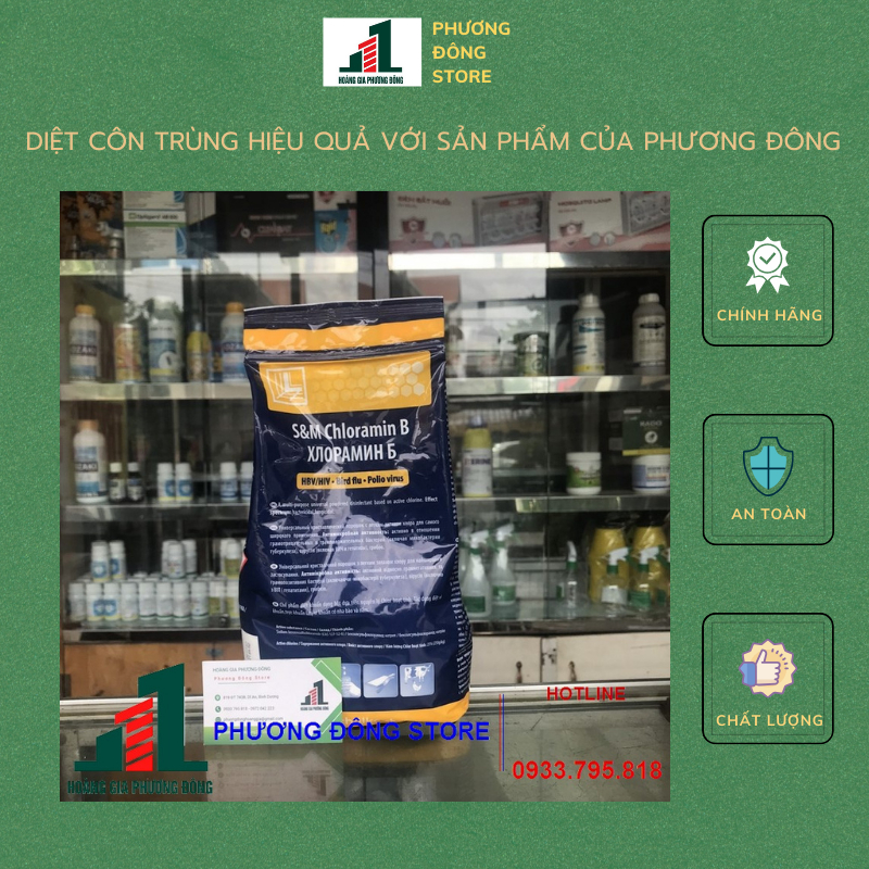 Hóa chất sát khuẩn s&m chloramin b 25%