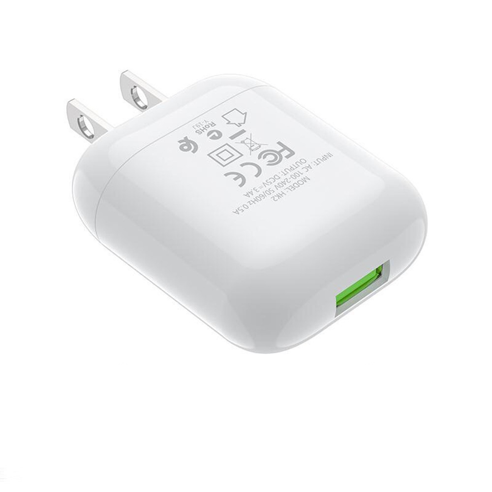 Quick charger Hoco Quick charger 3.4A for iPhone, iPad, Note 10, Huawei Pro 30, A10, A20,11 Pro max, with iQ device identification chip