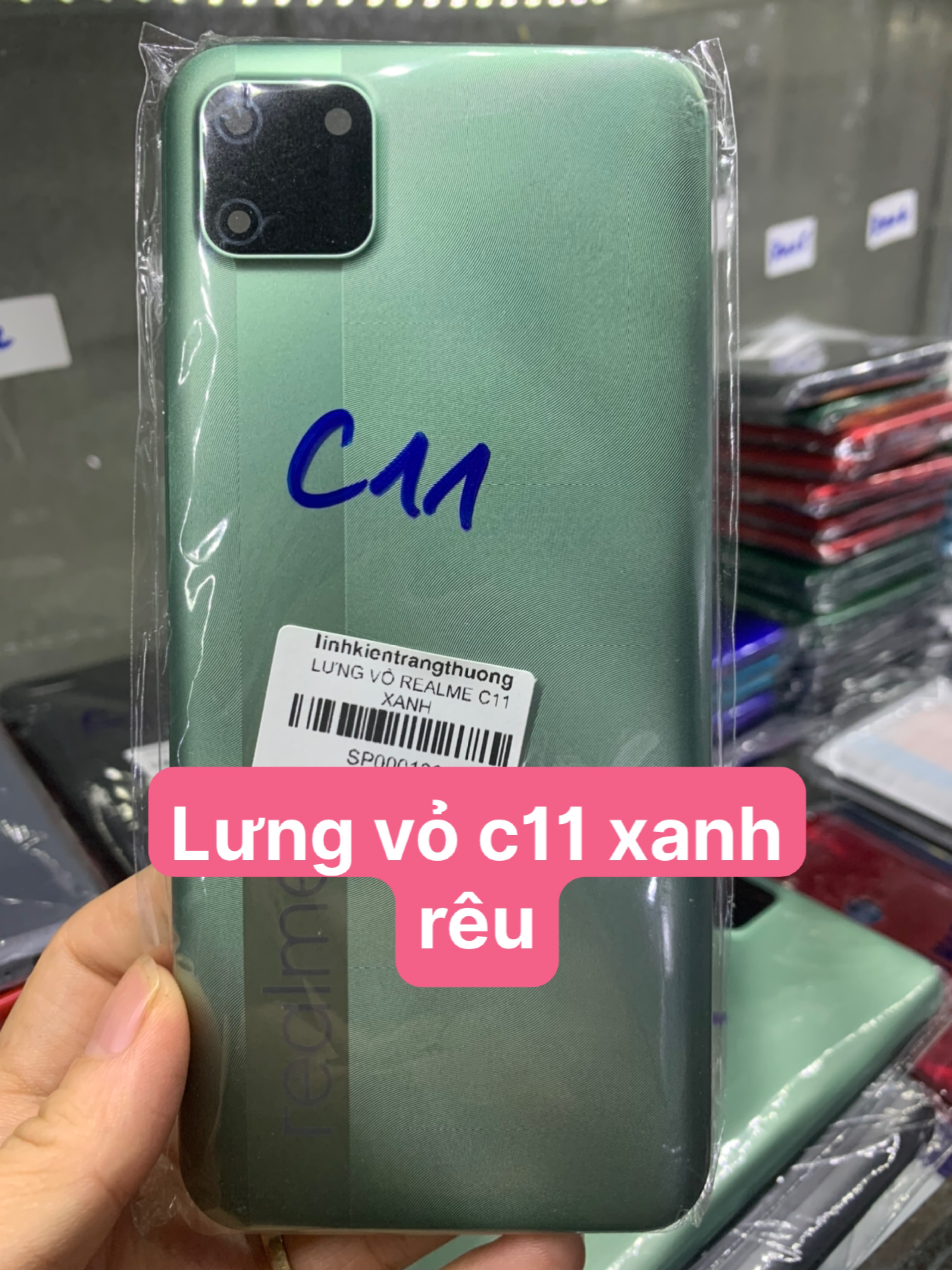 Lưng vỏ điện thoại realme c11 - 2020 zin