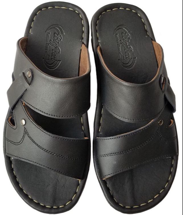 Dép Nam BIGGEN Da Bò thật cao cấp BB1