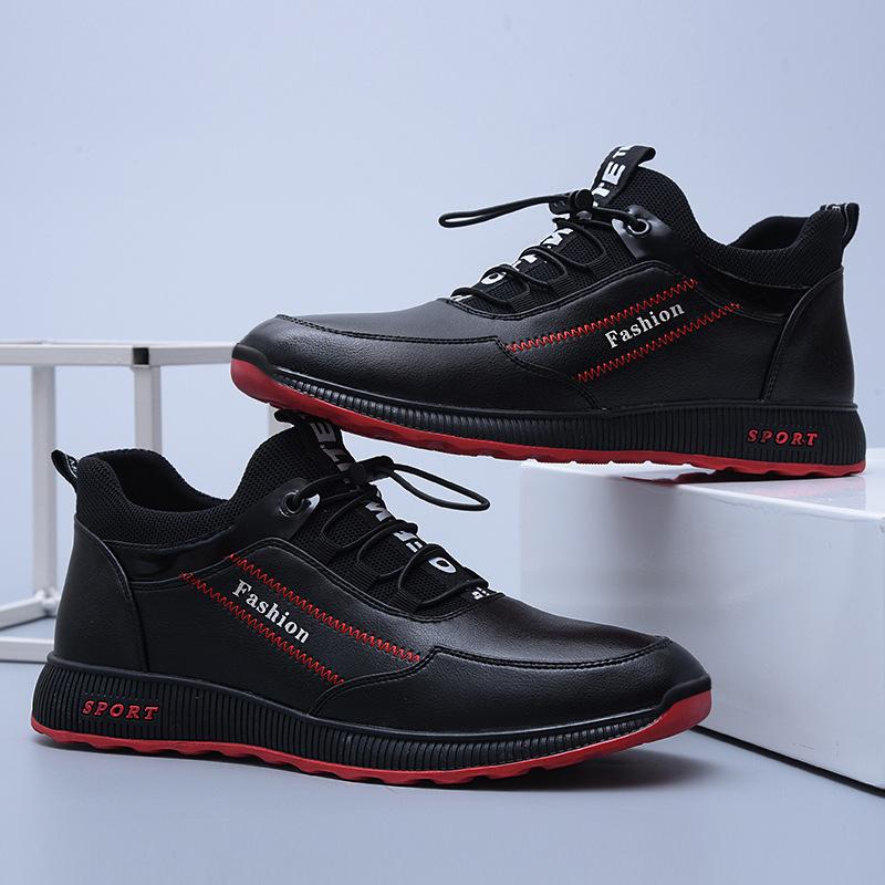 Giày Nam Sneaker Phối Da Năng Động D2569