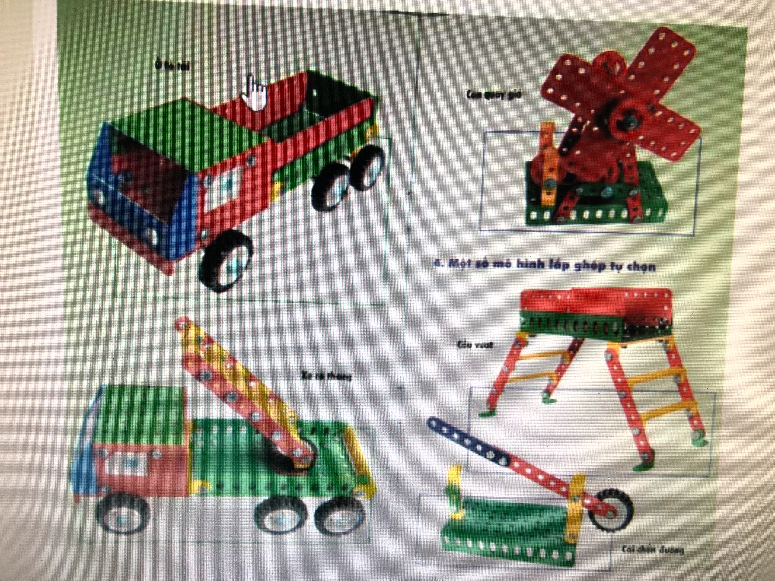 Bộ lắp ghép mô hình kỹ thuật lớp 5