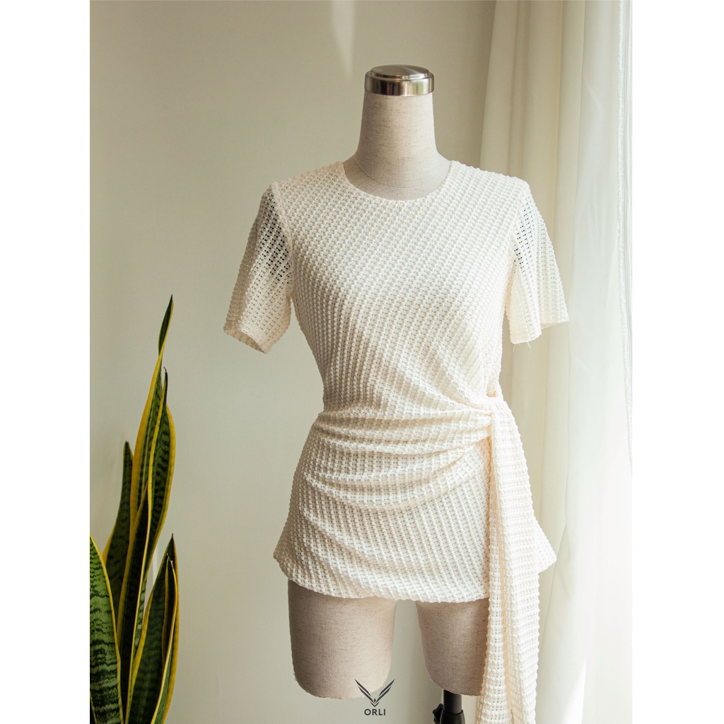 Áo thun cột eo công sở thanh lịch, Jorie Shirt - Orli Label
