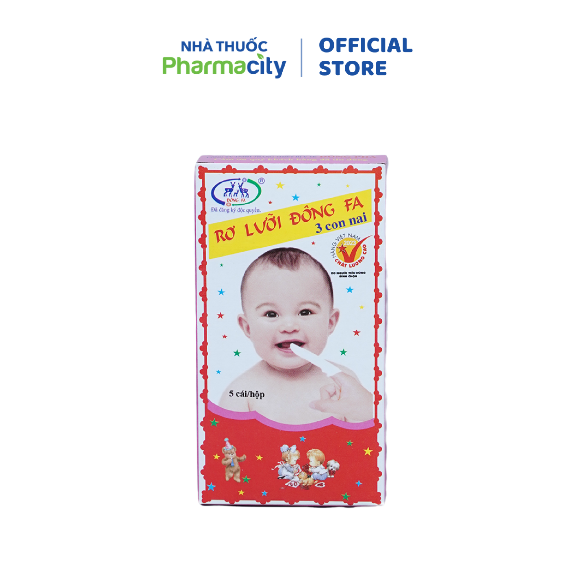 Rơ Lưỡi Đông FA 3 Con Nai (Hộp 5 Cái)