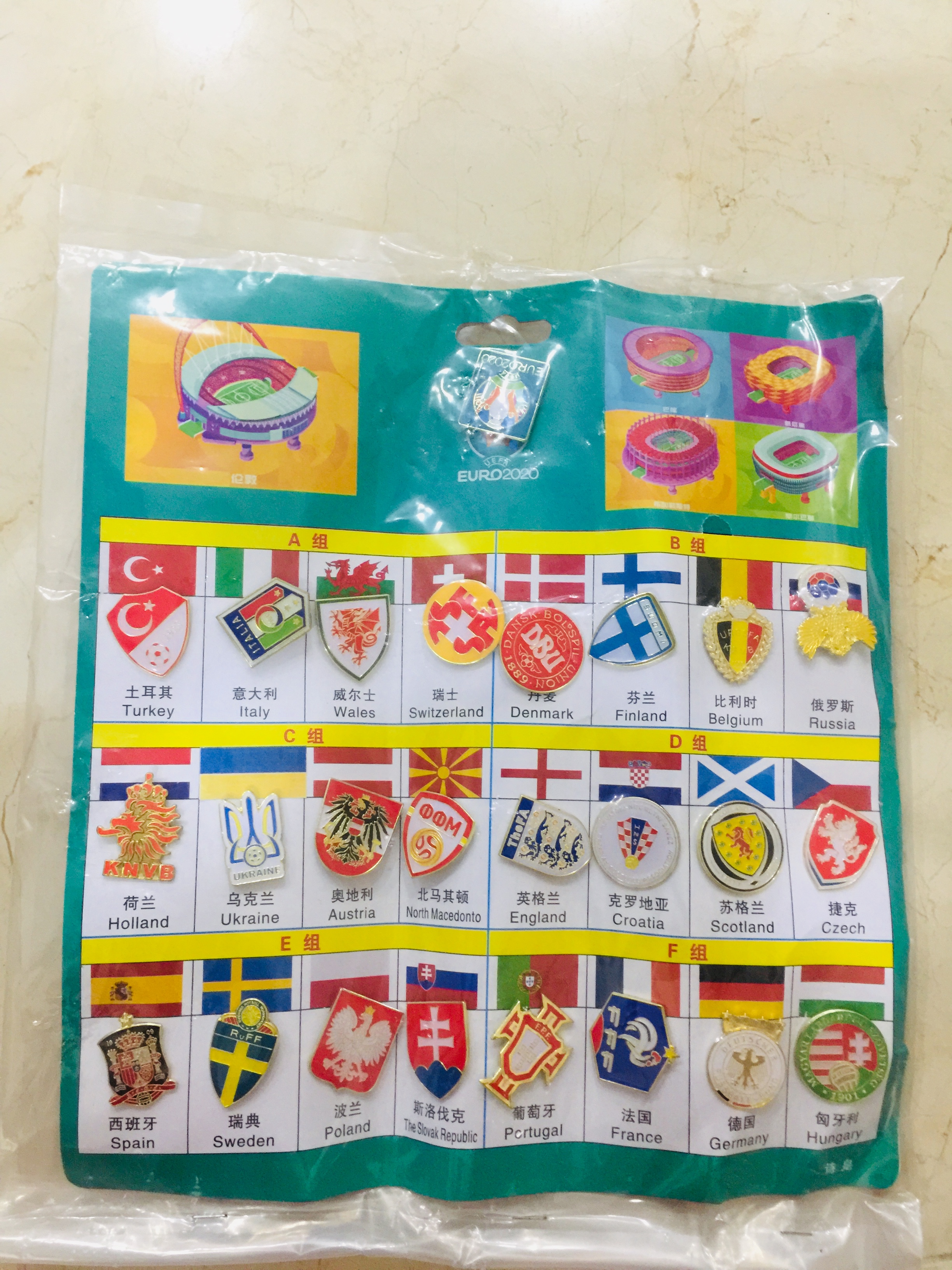 Bộ huy hiệu 32 đội bóng World Cup - Huy hiệu Premier League cực đẹp - LiDO Sports