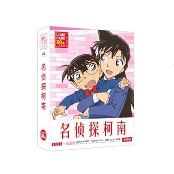 Lomo Conan Thám tử lừng danh 30 tấm (2 mẫu) bộ ảnh, thẻ hình anime chibi