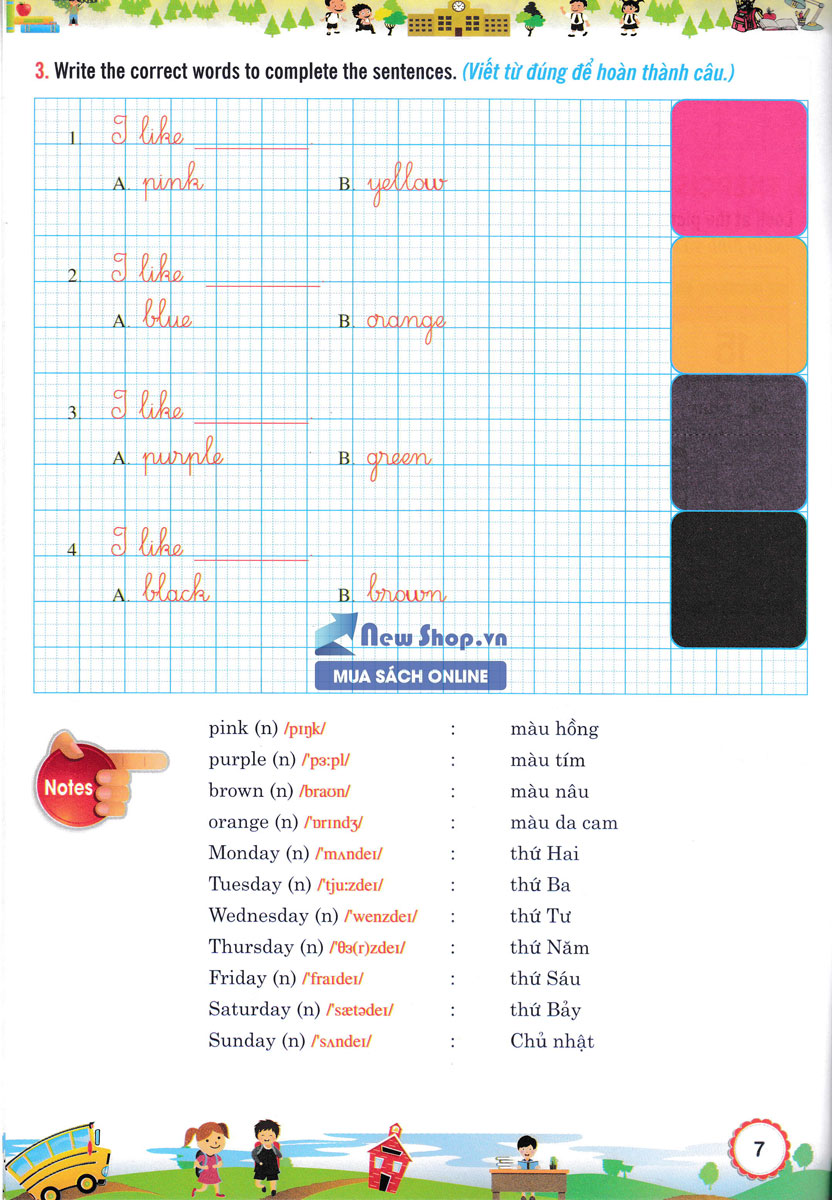 Sách - Tập Viết Tiếng Anh 2 (Biên Soạn Theo Bộ Sách Family And Friends 2 National Edition) - Newshop